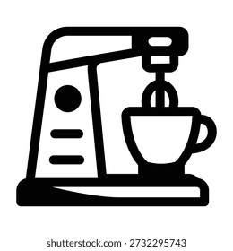 Ein lineares Symbol für eine Mischmaschine