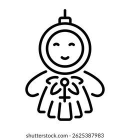 Eine lineare Stil-Ikone von teru bozu 