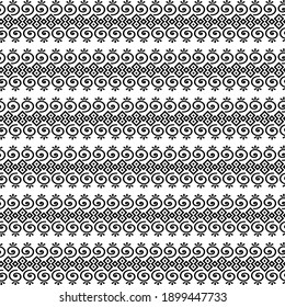 Linear texture for fabric, printing, carpet, rug, wrapping paper. Monochrome seamless pattern with thin lines. Abstract geometric texture pattern. Regularly repeating simple line ornaments. Repetitive