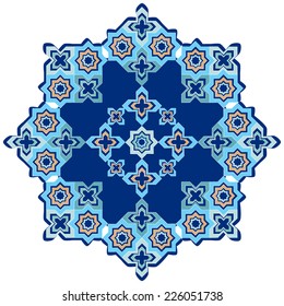 linear textured background designed with Islamic motifs