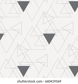 linear triangle vector pattern. pattern is on swatches panel