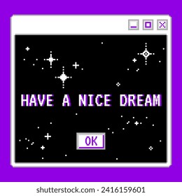 Linear vaporwave retro desktop window pc sticker. Abstract old aesthetic background. Trendy, nostalgic, colorful style 90s. Posters, social media posts, stories template.