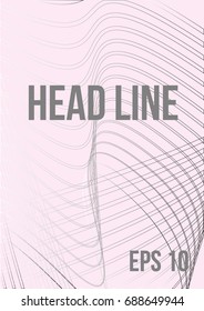 Linear vector abstract art and technology background.Steep gradients. The future geometric template for the design of a banner, a poster, a laptop, a book.