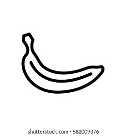 Linear Vector Banana Icon