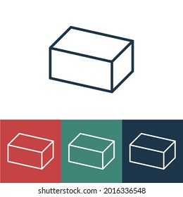 Linear vector icon with aerocrete