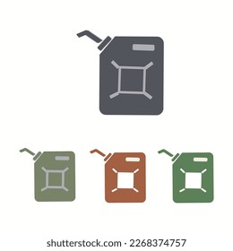 Icono de vector lineal con ilustración del vector del cartucho
