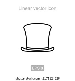 icono de vector lineal en forma de dirección