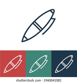 Linear vector icon with handle