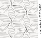 linear vector pattern, repeating abstract leaves, gray line of leaf or flower, floral. graphic clean design for fabric, event, wallpaper etc. pattern is on swatches panel.