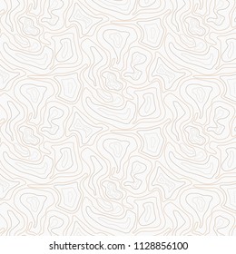 Linear vector pattern, repeating abstract linear ridge map. Vector clean design for background, fabric, wallpaper etc. pattern is on swatches panel.