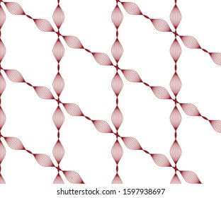 Linear vector pattern, repeating petals