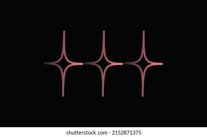 Linear Vector Shapes Collection. Geometric figures. Abstract forms are great for  poster web pages social media t-shirts sci-fi scenes postcards logos