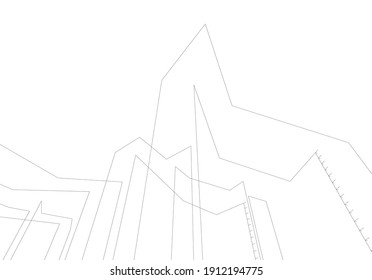 linear view of abstract architecture