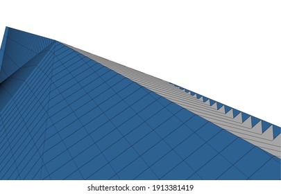 vista lineal de la arquitectura abstracta