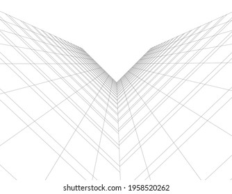 linear view of abstract architecture