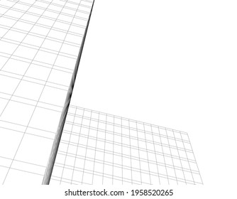 linear view of abstract architecture