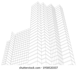 linear view of abstract architecture