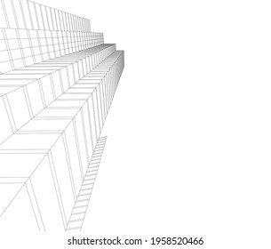linear view of abstract architecture