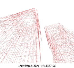 linear view of abstract architecture