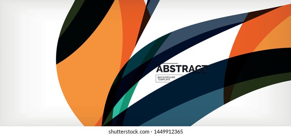 Linear wave web template. Vector illustration bright design. Decorative print. Decorative backdrop vector. Vector business illustration. Line illustration.