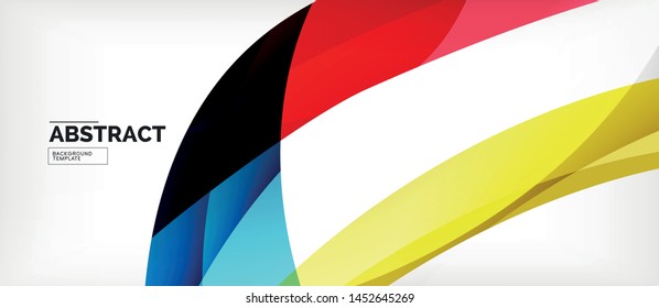 Linear wave web template. Vector illustration bright design. Decorative print. Decorative backdrop vector. Vector business illustration. Line illustration.