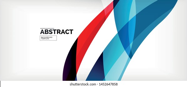 Linear wave web template. Vector illustration bright design. Decorative print. Decorative backdrop vector. Vector business illustration. Line illustration.