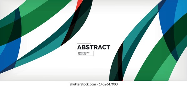 Linear wave web template. Vector illustration bright design. Decorative print. Decorative backdrop vector. Vector business illustration. Line illustration.