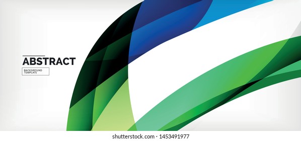 Linear wave web template. Vector illustration bright design. Decorative print. Decorative backdrop vector. Vector business illustration. Line illustration.