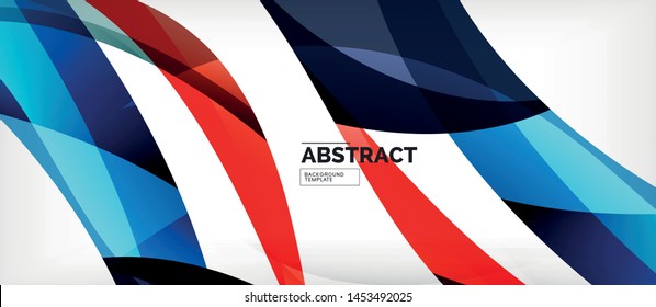 Linear wave web template. Vector illustration bright design. Decorative print. Decorative backdrop vector. Vector business illustration. Line illustration.