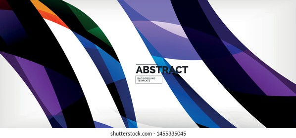 Linear wave web template. Vector illustration bright design. Decorative print. Decorative backdrop vector. Vector business illustration. Line illustration.