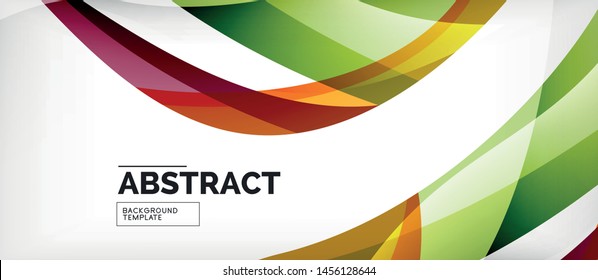 Linear wave web template. Vector illustration bright design. Decorative print. Decorative backdrop vector. Vector business illustration. Line illustration.