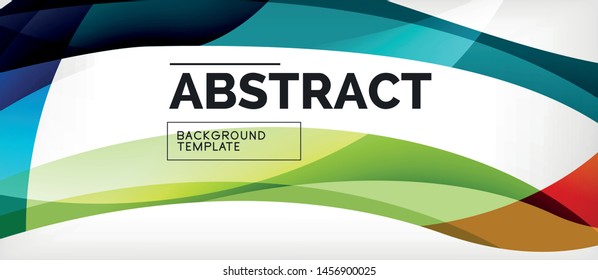 Linear wave web template. Vector illustration bright design. Decorative print. Decorative backdrop vector. Vector business illustration. Line illustration.