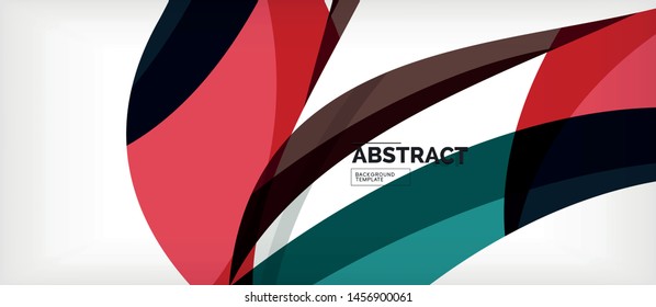 Linear wave web template. Vector illustration bright design. Decorative print. Decorative backdrop vector. Vector business illustration. Line illustration.