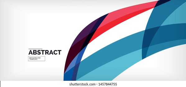 Linear wave web template. Vector illustration bright design. Decorative print. Decorative backdrop vector. Vector business illustration. Line illustration.