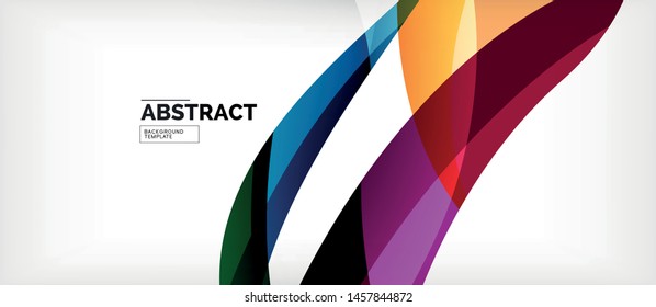 Linear wave web template. Vector illustration bright design. Decorative print. Decorative backdrop vector. Vector business illustration. Line illustration.