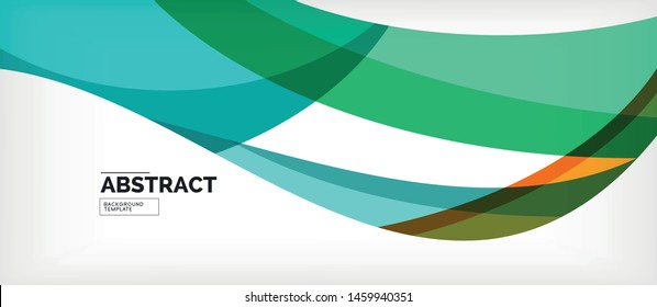 Linear wave web template. Vector illustration bright design. Decorative print. Decorative backdrop vector. Vector business illustration. Line illustration.