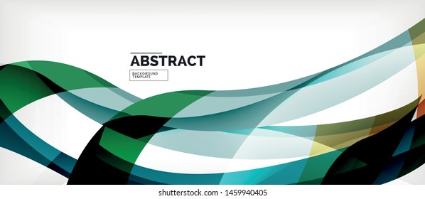 Linear wave web template. Vector illustration bright design. Decorative print. Decorative backdrop vector. Vector business illustration. Line illustration.
