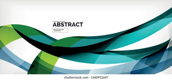 Linear wave web template. Vector illustration bright design. Decorative print. Decorative backdrop vector. Vector business illustration. Line illustration.