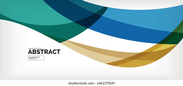 Linear wave web template. Vector illustration bright design. Decorative print. Decorative backdrop vector. Vector business illustration. Line illustration.