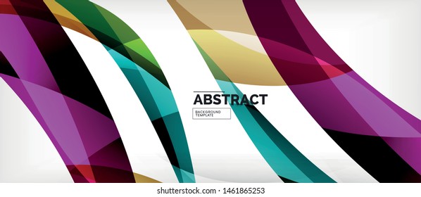 Linear wave web template. Vector illustration bright design. Decorative print. Decorative backdrop vector. Vector business illustration. Line illustration.