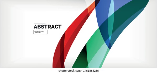 Linear wave web template. Vector illustration bright design. Decorative print. Decorative backdrop vector. Vector business illustration. Line illustration.