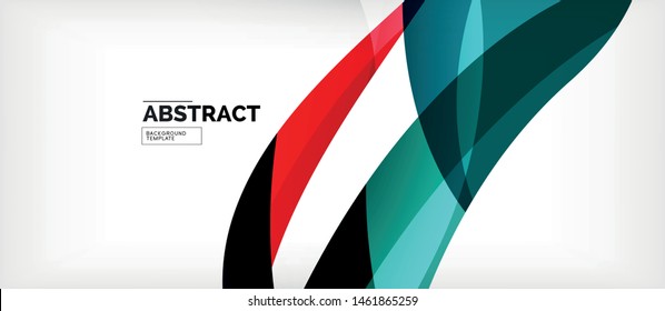 Linear wave web template. Vector illustration bright design. Decorative print. Decorative backdrop vector. Vector business illustration. Line illustration.