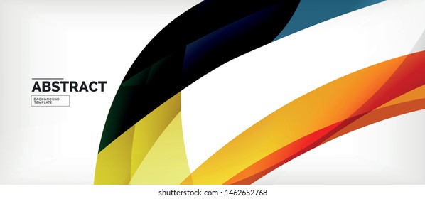 Linear wave web template. Vector illustration bright design. Decorative print. Decorative backdrop vector. Vector business illustration. Line illustration.