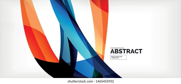 Linear wave web template. Vector illustration bright design. Decorative print. Decorative backdrop vector. Vector business illustration. Line illustration.