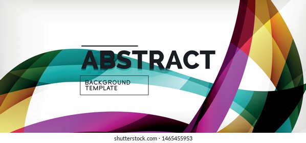 Linear wave web template. Vector illustration bright design. Decorative print. Decorative backdrop vector. Vector business illustration. Line illustration.