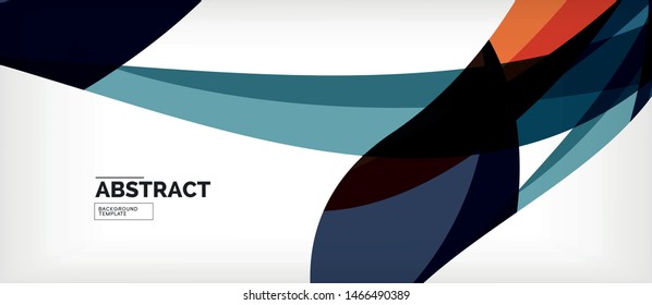 Linear wave web template. Vector illustration bright design. Decorative print. Decorative backdrop vector. Vector business illustration. Line illustration.