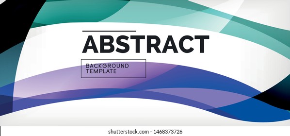 Linear wave web template. Vector illustration bright design. Decorative print. Decorative backdrop vector. Vector business illustration. Line illustration.