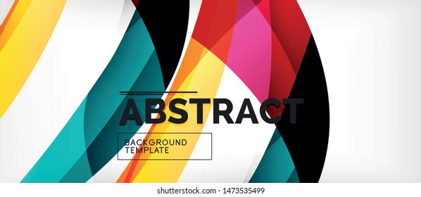 Linear wave web template. Vector illustration bright design. Decorative print. Decorative backdrop vector. Vector business illustration. Line illustration.