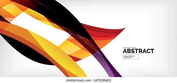 Linear wave web template. Vector illustration bright design. Decorative print. Decorative backdrop vector. Vector business illustration. Line illustration.