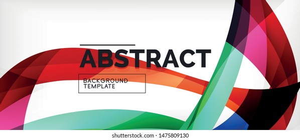 Linear wave web template. Vector illustration bright design. Decorative print. Decorative backdrop vector. Vector business illustration. Line illustration.
